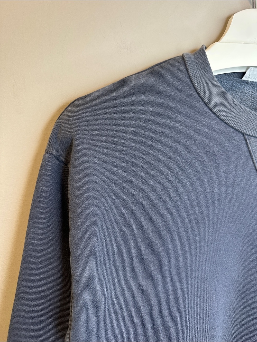 Frame Denim Melrose Place Los Angeles Crewneck Sweatshirt - Faded Navy - Picture 7 of 12